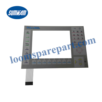 پانل سوئیچ غشایی قطعات یدکی پارچه Picanol Loom B155819 B163113 BA300360