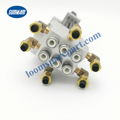 نساجی Toyota Loom قطعات یدکی شش نازل اصلی با نخ پایه رنگرزی چرخان